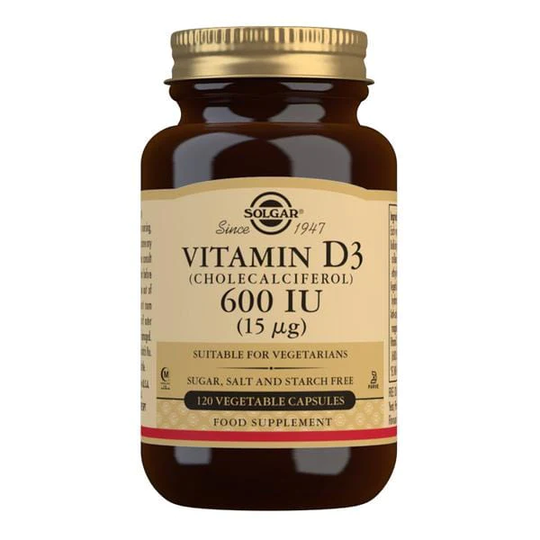 Solgar Vitamin D3- 600IU, 120 VCapsules