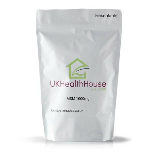 (MSM 1000mg x 60 - Methylsulfonylmethane Sulphur - Anti inflammatory) MSM 1000mg - Methylsulfonylmethane Sulphur