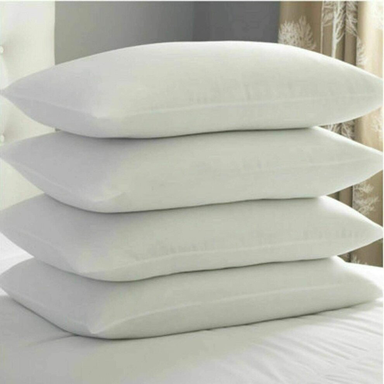 pack of 4 Standard Size 50x75 cm -Hotel Quality Soft Pillow for Sleeping - Bounce Back Support Bed Pillows - Hypoallergenic Soft Hollow fibre