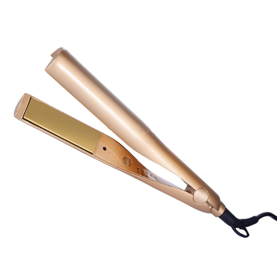 2 in 1 Hair Curling Straightening Iron Wet Dry Flat Hair Iron, Plug standard:EU