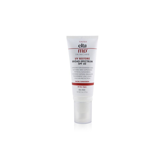 Uv Restore Physical Facial Sunscreen Spf 40 - Tinted - 57g/2oz