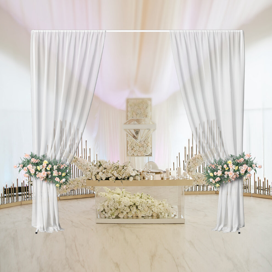 3x3m Iron Wedding Archway Backdrop Props Flower Decoration Stand
