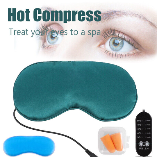 Lavender USB Heated Eye Mask for Blepharitis Puffy Dry Eyes Treatment