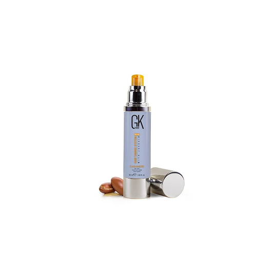 GK HAIR Global Keratin Leave in Cashmere Hair Smoothing and Styling Cream (1.69 Fl Oz/50ml) Argan Oil for Anti-Frizz Sleek Shine and Hydrates Dry