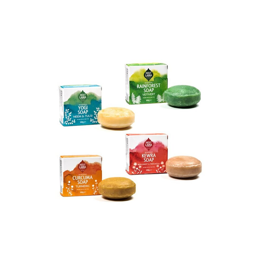 (4 Soap Gift Set) Holy Lama Ayurvedic Curcuma Soap