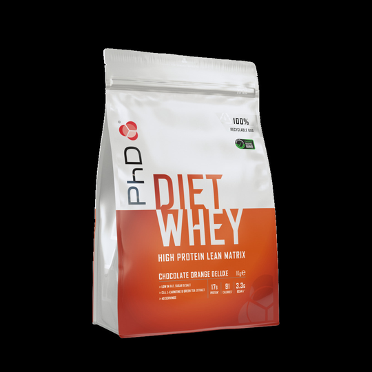 (Chocolate Orange, 1 kg) PhD Nutrition Diet Whey Slimming Weight Loss Meal Replacement Protein Shake