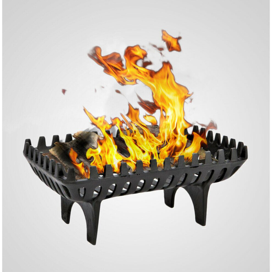 Fire Grate Large Cast Iron Log Coal Basket