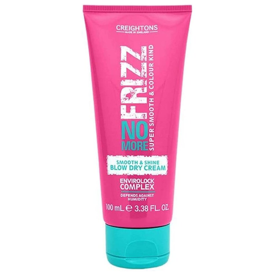 Creightons Frizz No More Smooth & Shine Blow Dry Cream (100 ml) - The Conditioning Formula Reduces Frizz to Leave the Hair Silky Soft