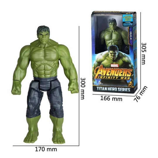 (#2:Hulk) Avengers Titan Hero Series 12" Thanos Iron Spiderman Hulk Thor Action Figures