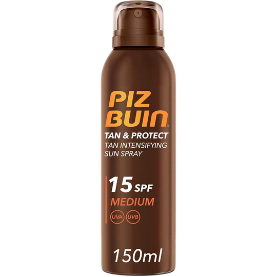 Piz Buin Tan and Protect Intensifying Sun Spray SPF15, 150ml