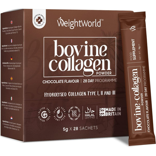 WeightWorld Bovine Collagen Powder - 4000mg per serving - 28 sachets