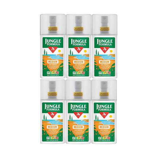 Jungle Formula Insect Repellent Pump Spray Factor 3 Medium 6x 90ml EXP JAN 2021