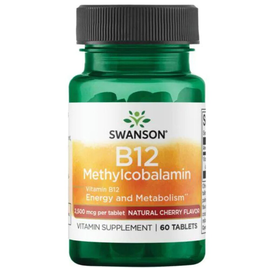 Swanson Vitamin B12 Methylcobalamin - Natural Cherry Flavored