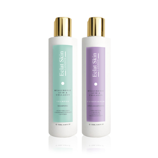 HYALURONIC ACID + COLLAGEN SHAMPOO and CONDITIONER 250ML