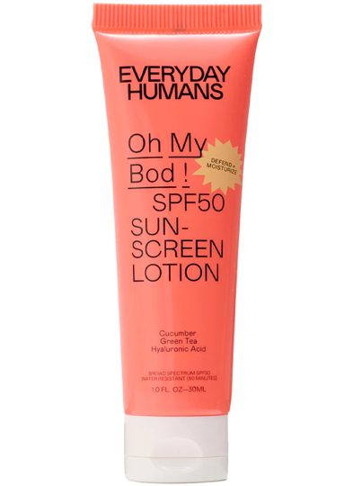 Everyday Humans SPF50 Oh My Bod! Body Sunscreen Travel 30ml