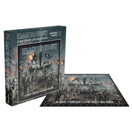 Iron Maiden Jigsaw Puzzle A Matter Of Life And Death Official Black 500 Piece