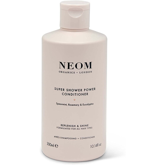 NEOM- Super Shower Power Natural Conditioner, 300ml | Silky Smooth Shine | Spearmint, Rosemary & Eucalyptus | Coconut Oil | For...