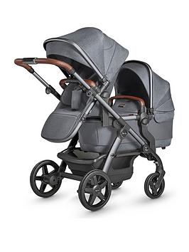 Silver Cross Wave Single to Double Travel System - Lunar, One Colour