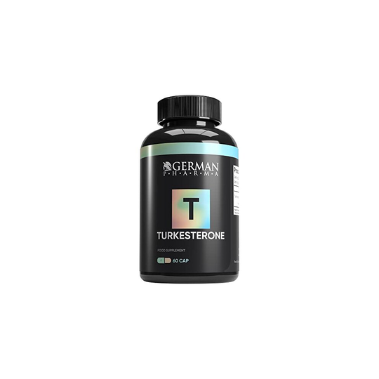German Pharma Turkesterone | Ajuga Turkestanica 250mg Dose | 60 Vegetable Capsules, 2 Per Day | Increase Strength + Build Lean Muscle | 100% Vegan |