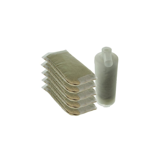 Spares2go Anti Limescale Refill Filters for Morphy Richards 42234 42238 42243 Steam Generator Iron (6 Filter Refills + Cartridge)