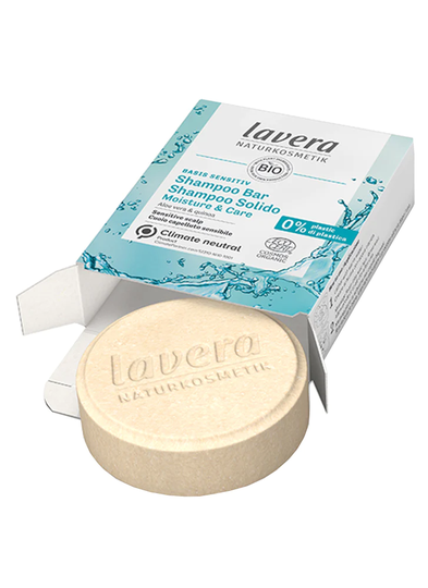 Lavera Basis Sensitive Moisture & Care Shampoo Bar 50g