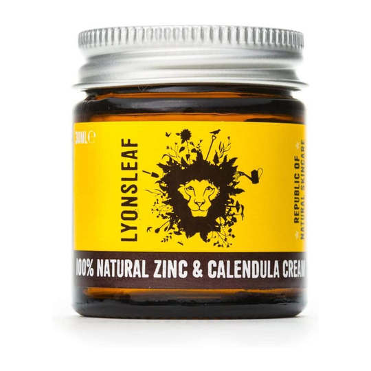 Zinc and Calendula Cream 100% Natural - for Spots, Blemishes, breakouts, rashes, Problem Skin and Nappy Rash ... (30ml)
