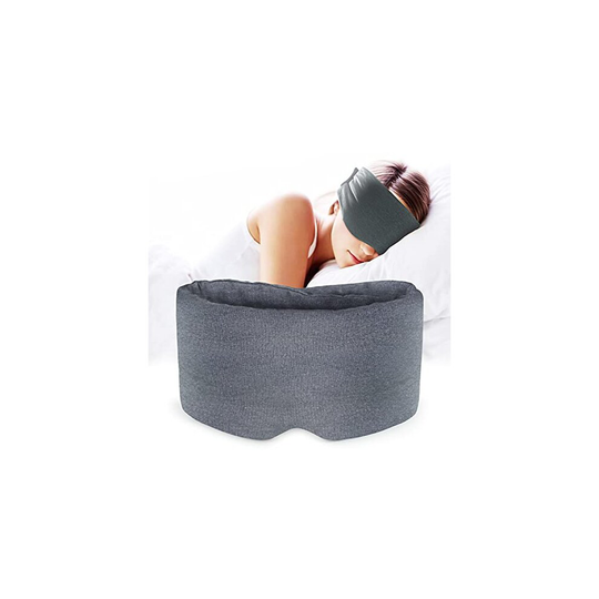 Sysrion Sleep Eye Mask - Ultra Soft Comfortable Sleeping Mask for for Home Sleep Travel Shift Work, Nose Pad Designed Light Blocking Eye Bli
