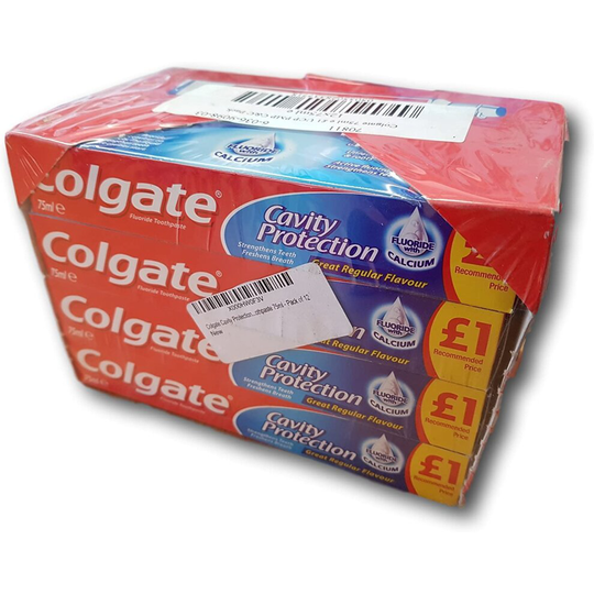Colgate Cavity Protection Fluoride Toothpaste 75ml - Pack of 12