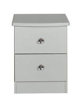 Swift Verve Ready Assembled 2 Drawer Bedside Chest