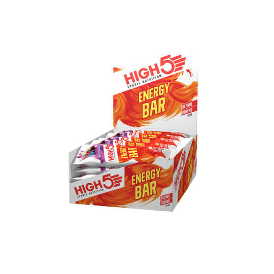 High5 Energy Bar Berry Yoghurt Flavour Energy Bar 25 x 55g Best Before June 22