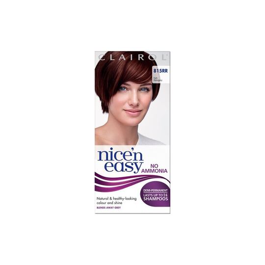 2 x Clairol Nice 'N Easy No Ammonia 815RR Dark Mahogany
