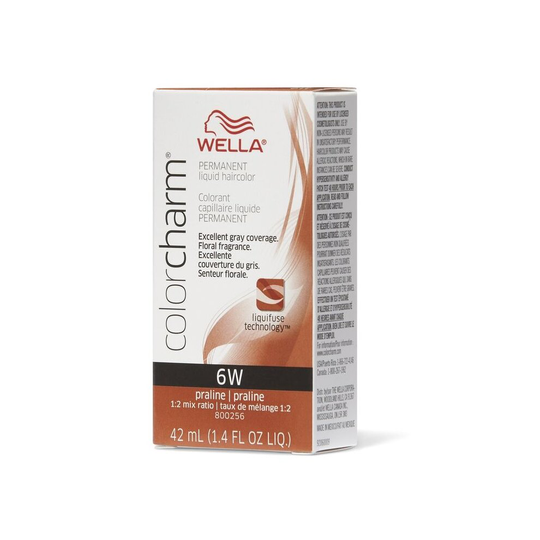 (6W Praline ) 6W Praline Wella Color Charm Permanent Haircolor