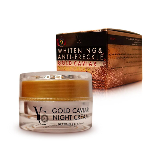 Yong Chin Whitening & Anti Freckle Gold Caviar Night Cream 20g