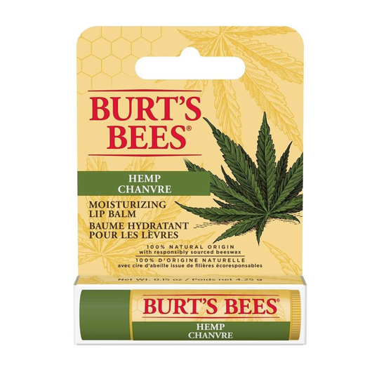 Burts Bees Moisturizing Lip Balm 4.25g Hemp Chanvre