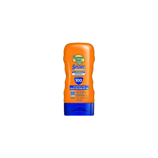 Banana Boat Sport Performance Sunscreen Lotion SPF 100, 4-ounce Bottles (Pack of 2)