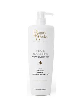 Beauty Works Pearl Nourshing Argan Oil Shampoo - 1 Litre