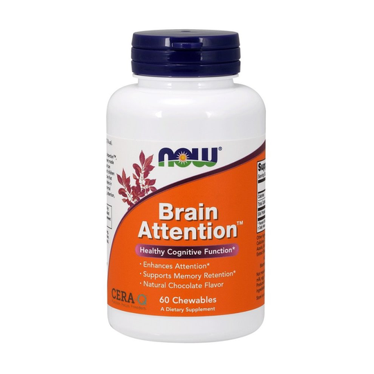 NOW Foods Brain Attention - 60 chewables