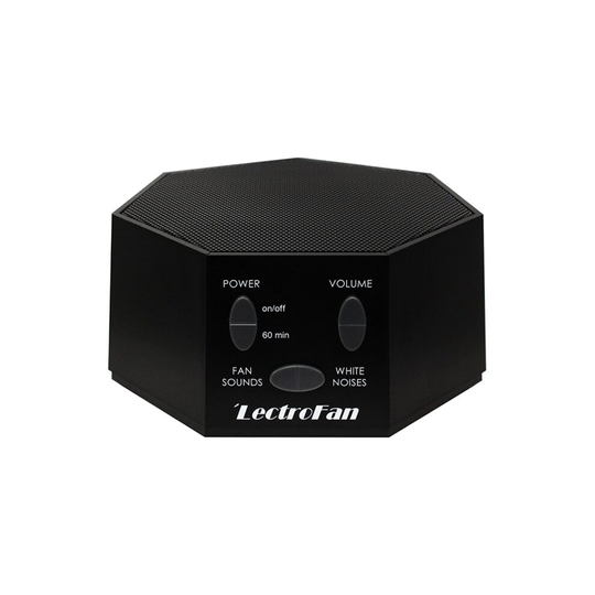LectroFan - White Noise Machine and Non-Looping Fan Sounds with Sleep Timer (Black)
