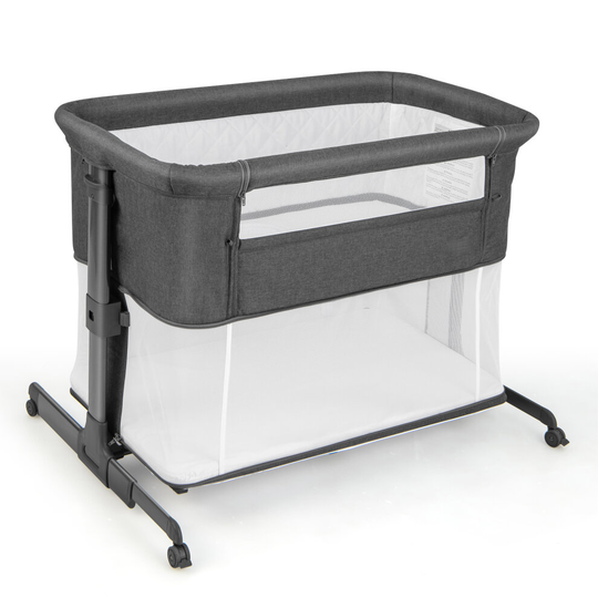3 in 1 Baby Bedside Sleeper Portable Newborn Bassinet Travel Crib