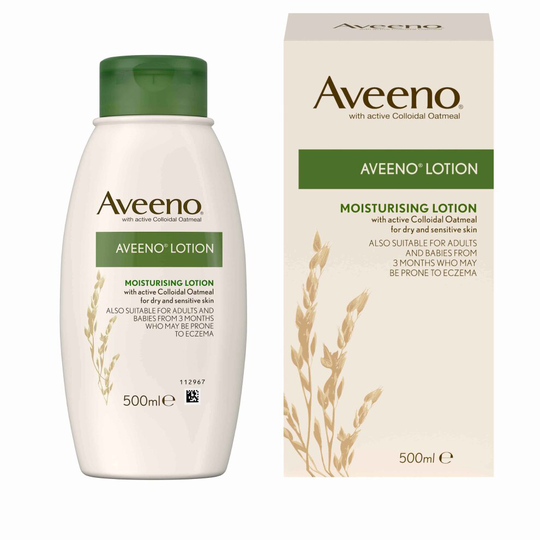 Aveeno Moisturising Lotion - 500ml | Body Moisturiser For Dry & Sensitive Skin