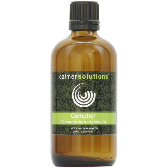 Calmer Solutions Camphor 100% Pure Essential Aromatherapy Oil 100ml