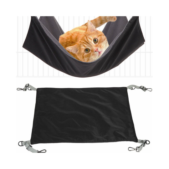 Cat Bed Hammock Double Sided Hanging Cage Swing Sleep Chair Pet Toys
