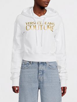 Versace Jeans Couture Classic Logo Hoodie - White