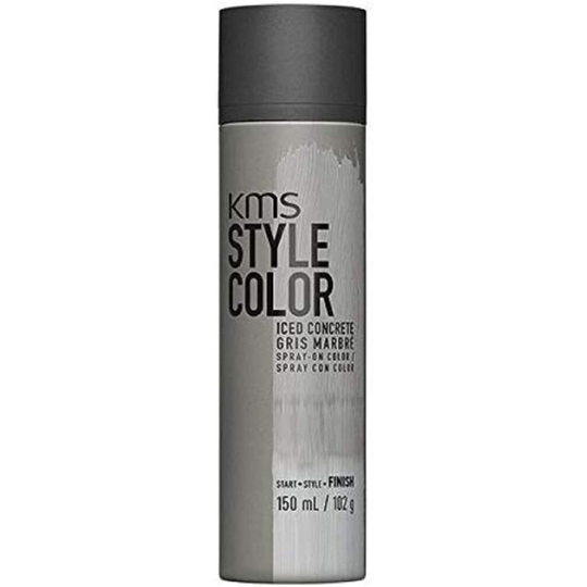 KMS Style Color Temporary Hair Colour Spray - Iced Concrete, 150 ml