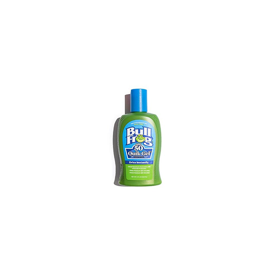 Bullfrog Quik gel Sunscreen SPF 50 Reef FriendlySafe (Oxybenzone & Octinoxate Free) Broad Spectrum Moisturizin