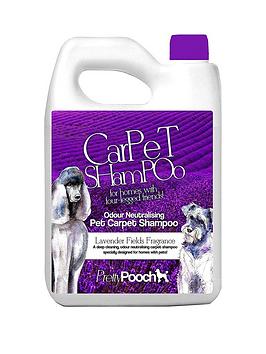 Pretty Pooch Dog Carpet Shampoo Cleaner Solution For Machines/Manual Use - Lavender Fields Fragrance - 1 X 5L