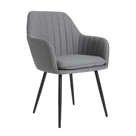 (Dark Grey) Jasmine - Linen Armchair
