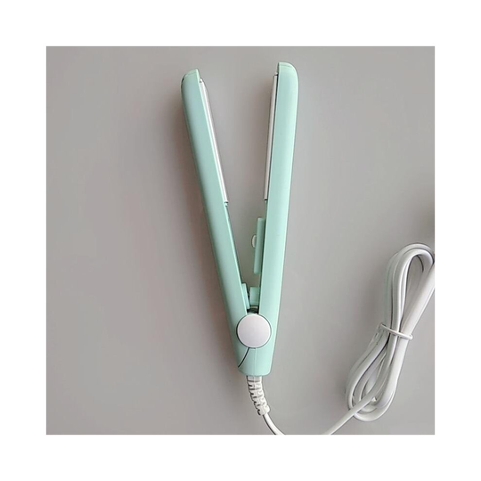 (Blue, UK) Mini travel hair straightener
