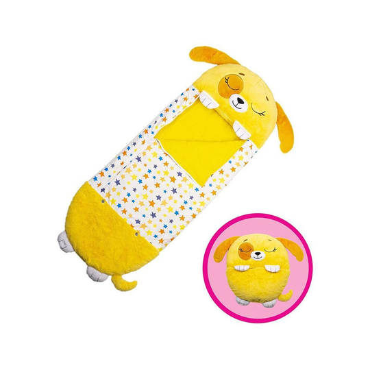 (yellow, 160x60cm) Sleeping Bag Happy Napping Napper Kids Pillow