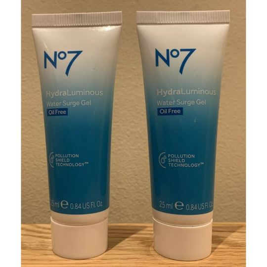 No7 Hydra Luminous Water Surge Gel Cream Oil-Free - 2 x 25ml = 50ml